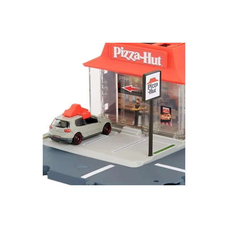 Matchbox Action Drivers Pizza Hut Playset Includes 1 Vehicle thumbnail