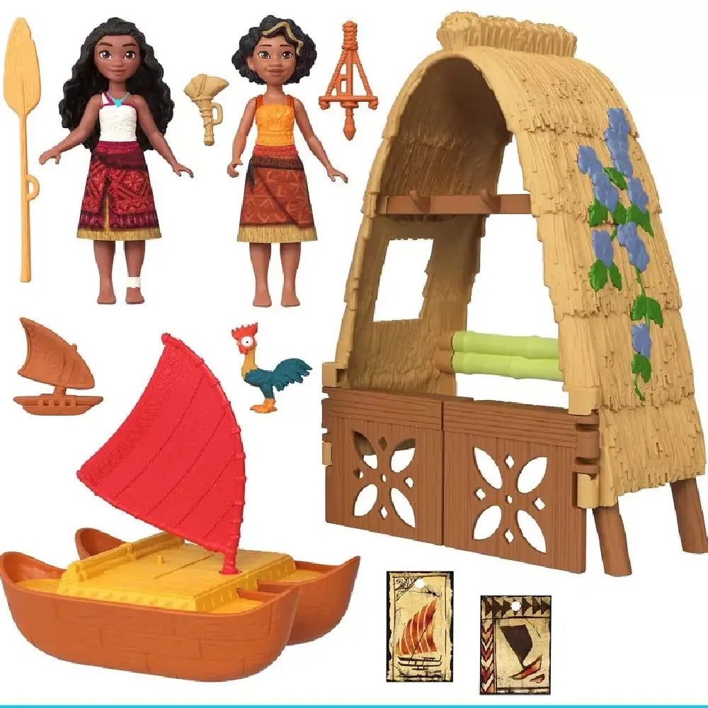Mattel Disney Moana Moana & Loto’s Workshop Playset JBT52 thumbnail