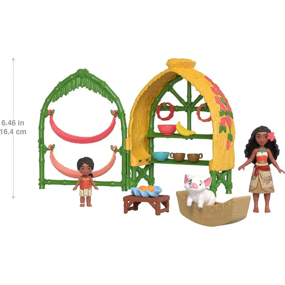 Mattel Disney Moana 2 Toys, Moana & Simea Village Home Playset thumbnail