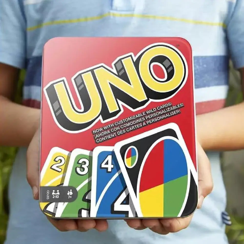 Mattel Games - UNO Deluxe Card Game Tin thumbnail