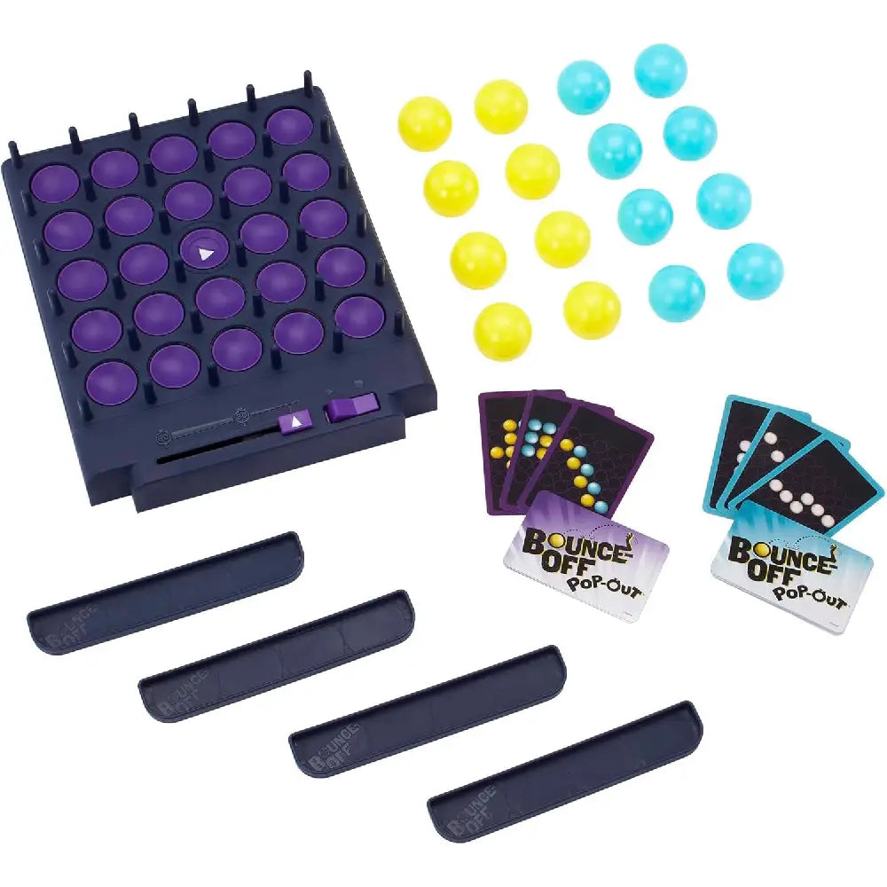 Mattel Games Bounce-Off Pop-Out Party Game for Family HKR53 thumbnail