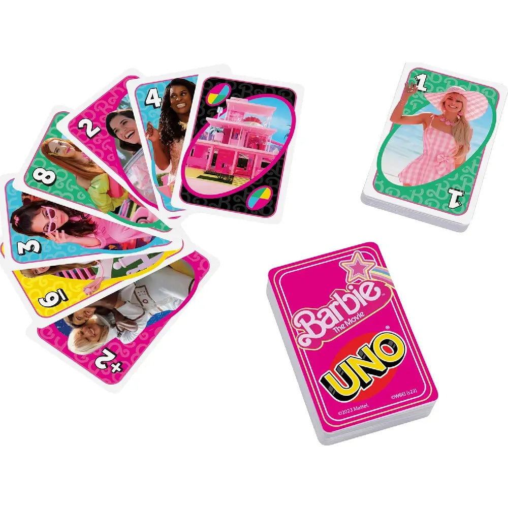 Mattel Games UNO Barbie The Movie Card Game HPY59 thumbnail