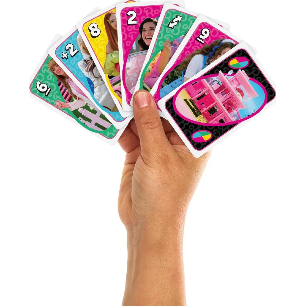 Mattel Games UNO Barbie The Movie Card Game HPY59 thumbnail