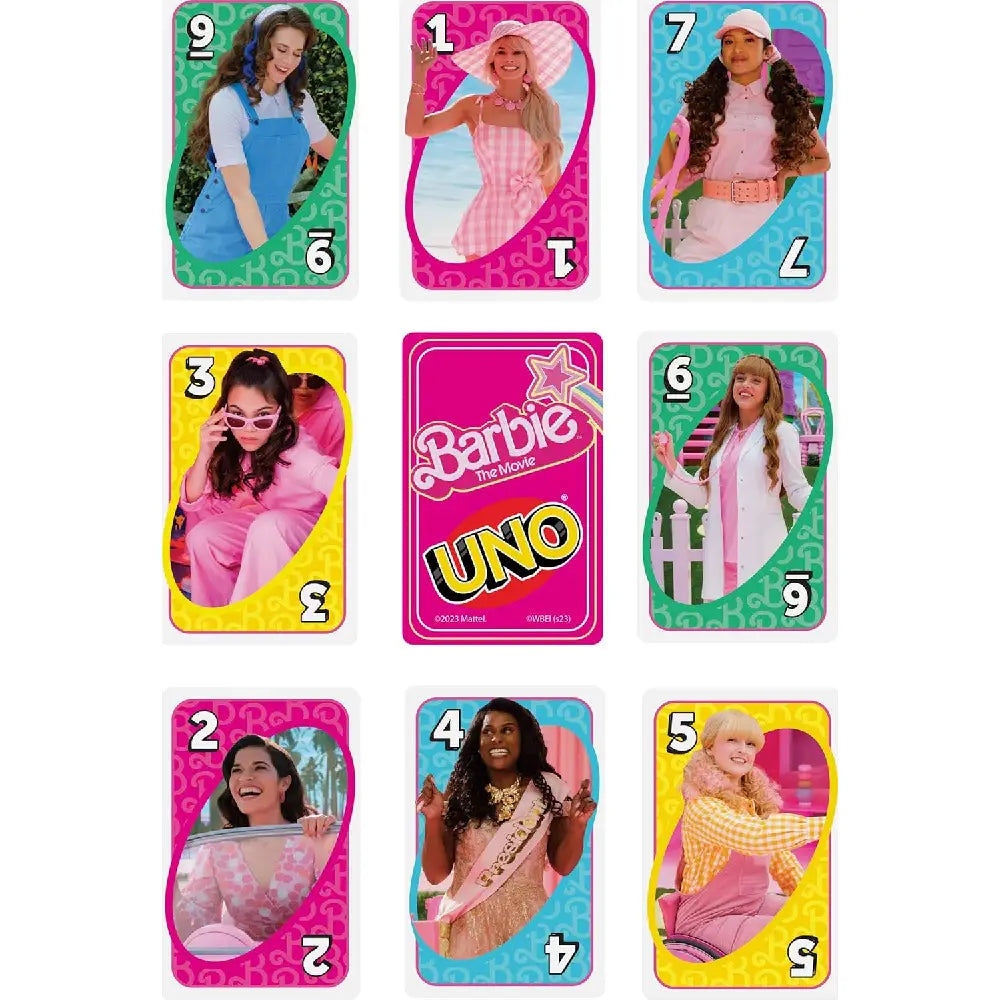 Mattel Games UNO Barbie The Movie Card Game HPY59 thumbnail