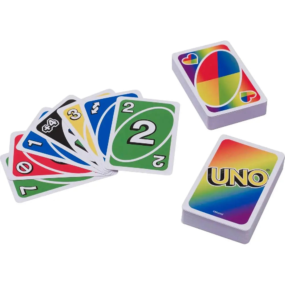 Mattel Games UNO Play with Pride Card Game in Collectible Tin Box, thumbnail