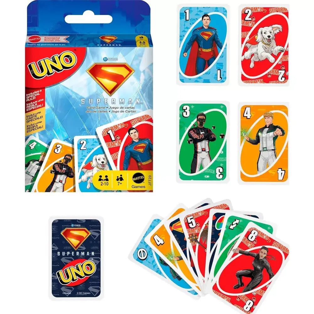 Mattel Games UNO Superman Card Game thumbnail