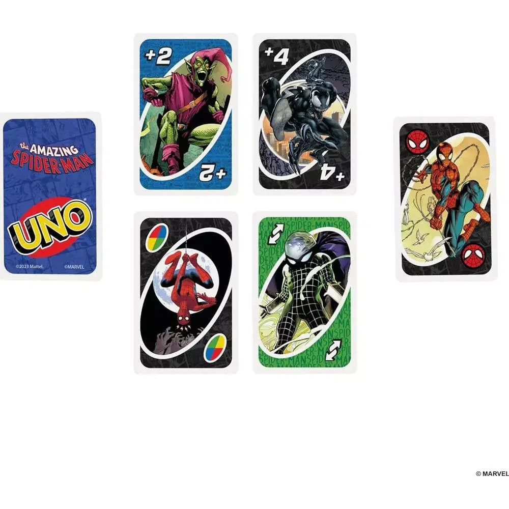 Mattel Games UNO The Amazing Spider-Man Card Game thumbnail