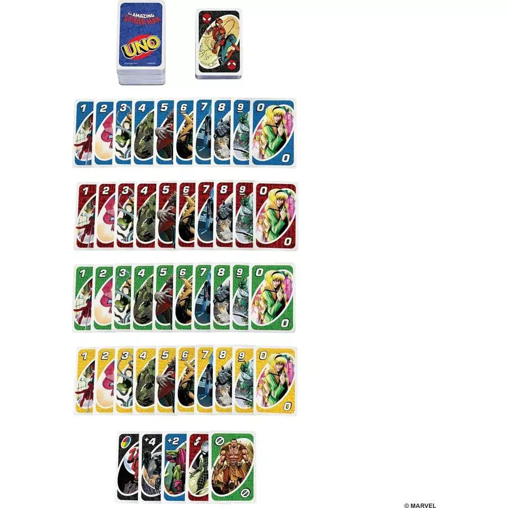 Mattel Games UNO The Amazing Spider-Man Card Game thumbnail