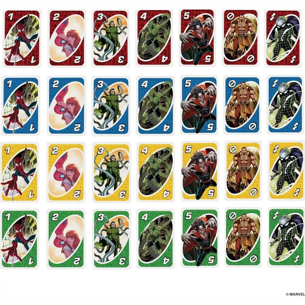 Mattel Games UNO The Amazing Spider-Man Card Game thumbnail