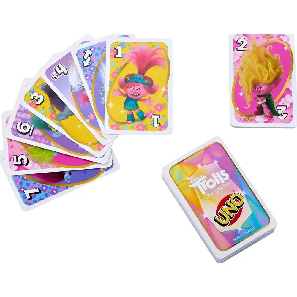 Mattel Games UNO Trolls 3: Band Together Card Game thumbnail