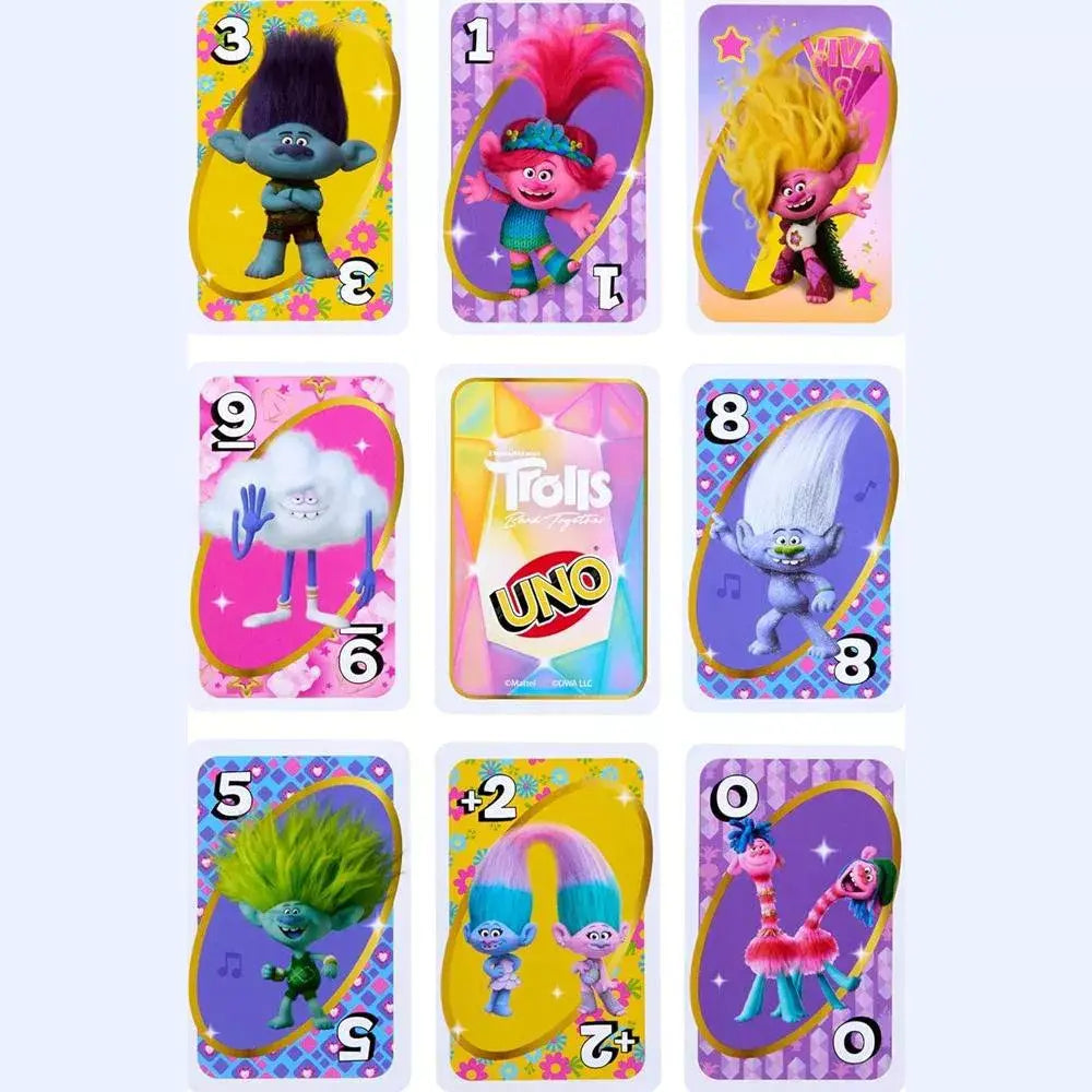 Mattel Games UNO Trolls 3: Band Together Card Game thumbnail