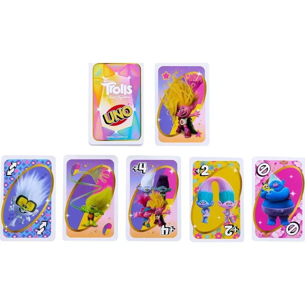 Mattel Games UNO Trolls 3: Band Together Card Game thumbnail