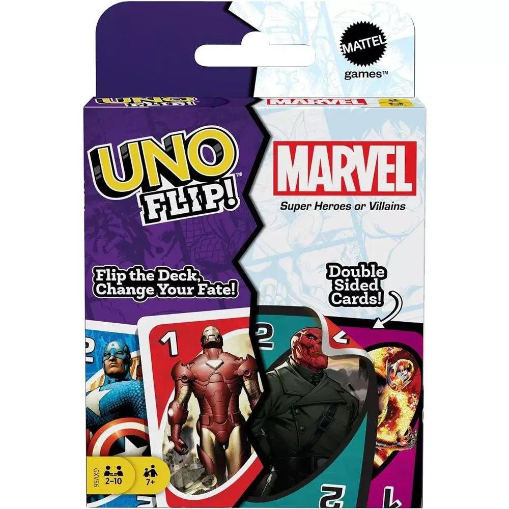 Mattel Games UNO Flip! Marvel Card thumbnail