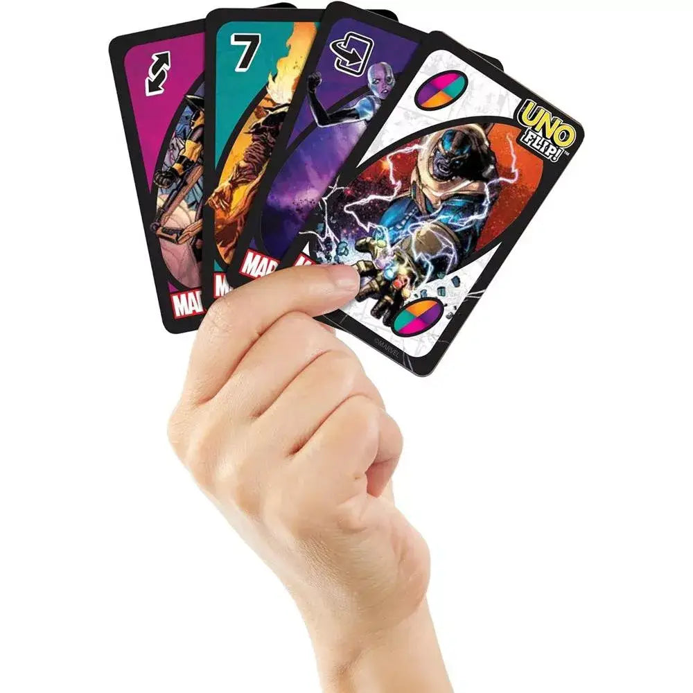 Mattel Games UNO Flip! Marvel Card thumbnail