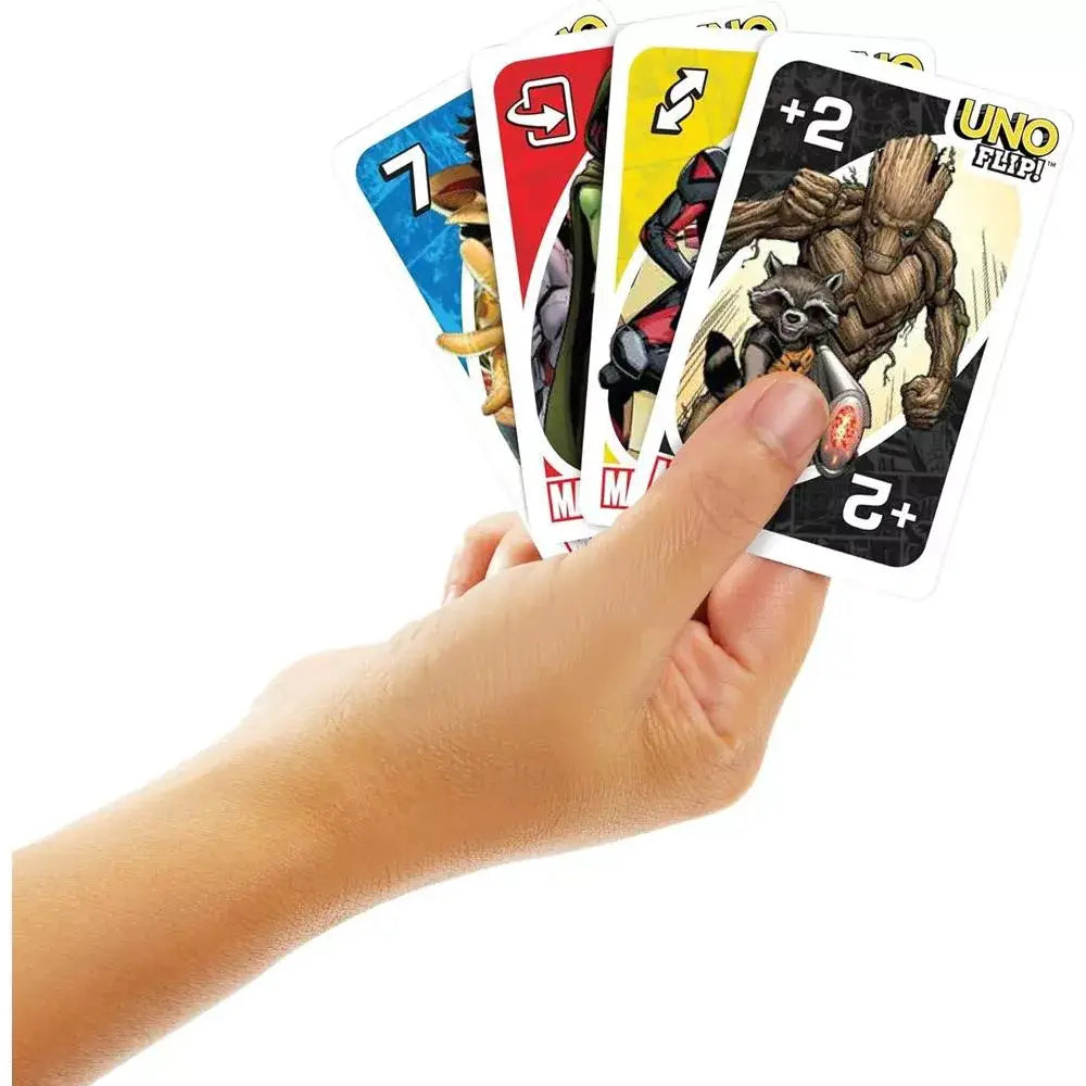 Mattel Games UNO Flip! Marvel Card thumbnail