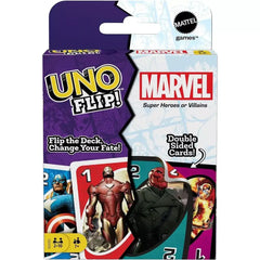 Mattel Games UNO Flip! Marvel Card