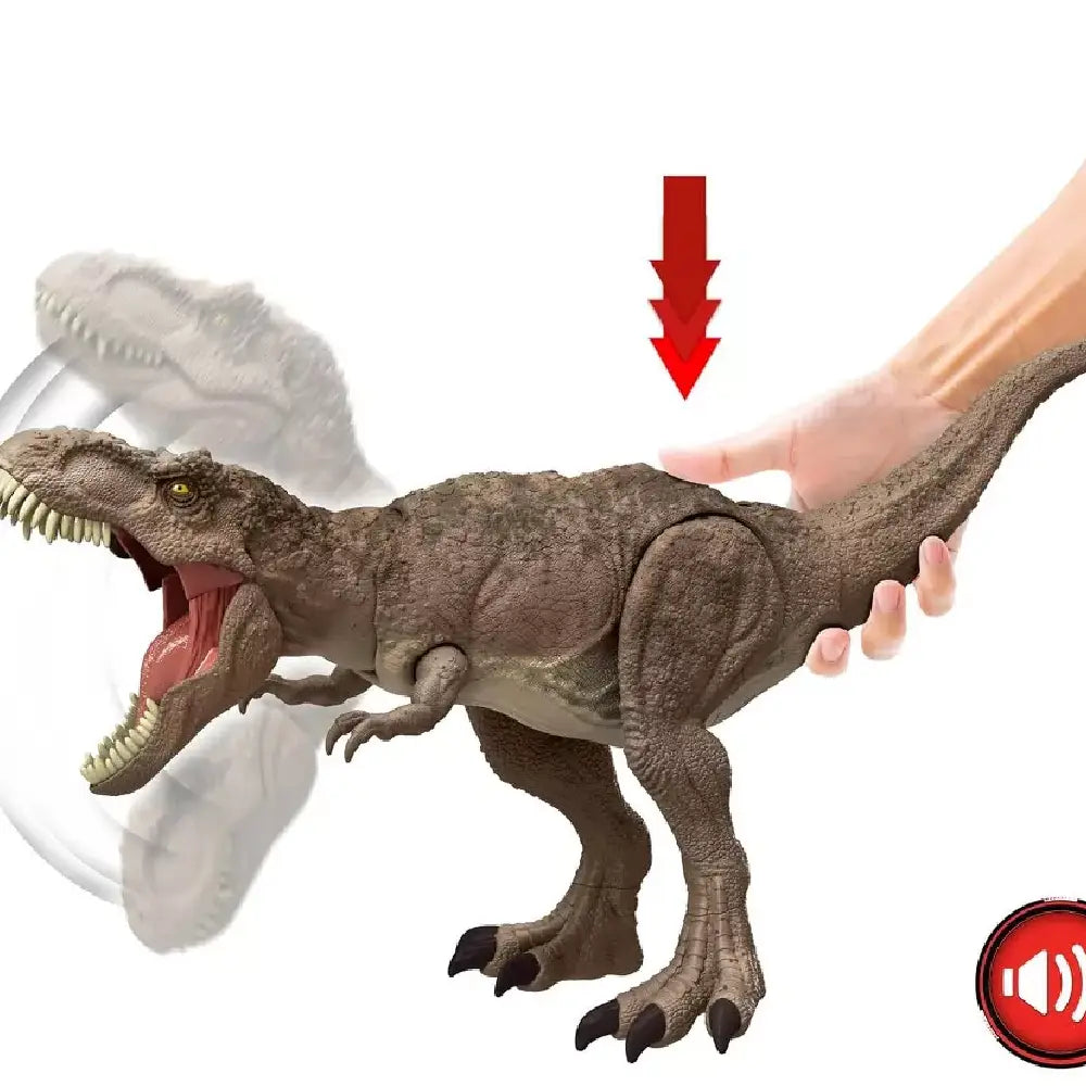 Mattel Jurassic World Chaos Theory All-Out Attack Tyrannosaurus Rex Dinosaur Action Figure thumbnail