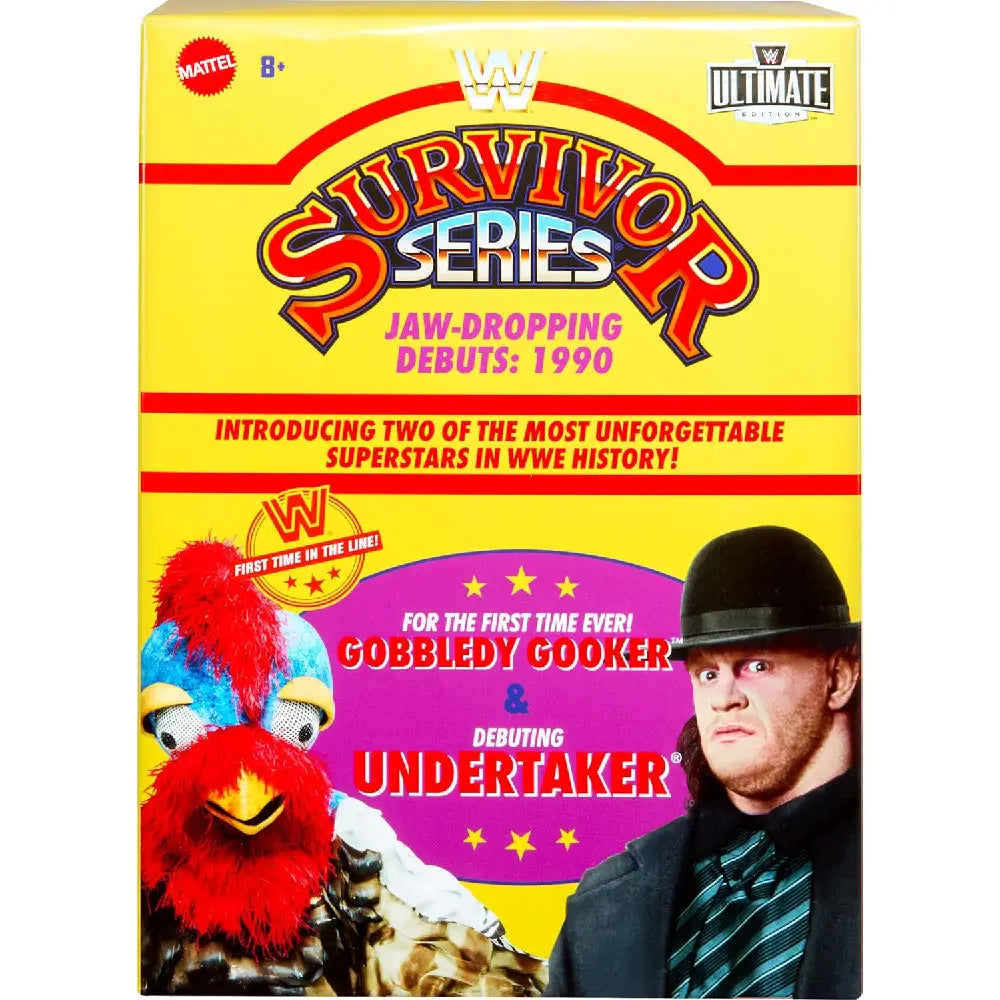 Mattel WWE 2-Pack Undertaker & Gobbledy Gooker Action Figures with Accessories thumbnail