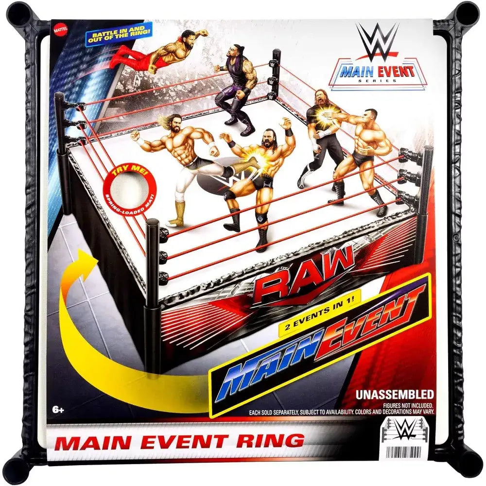 Mattel WWE Superstar Ring with Labels - Main Event & Raw JDJ20 thumbnail
