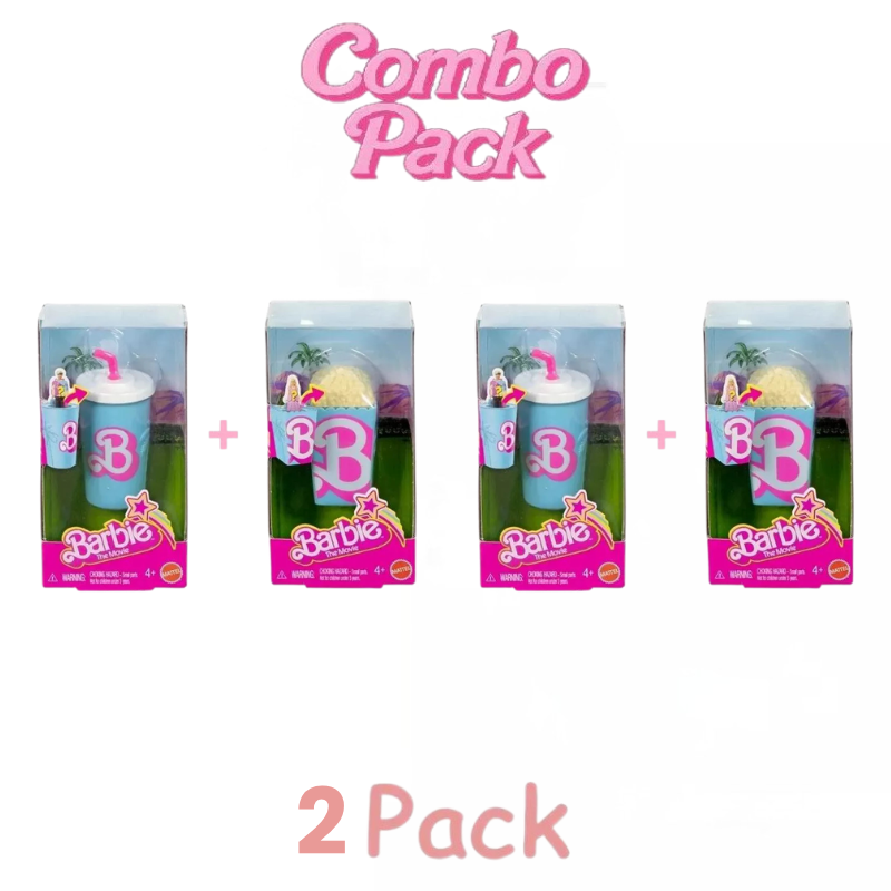 Mattel Barbie The Movie Mini BarbieLand Dolls Popcorn / Soda – Barbie Collection thumbnail