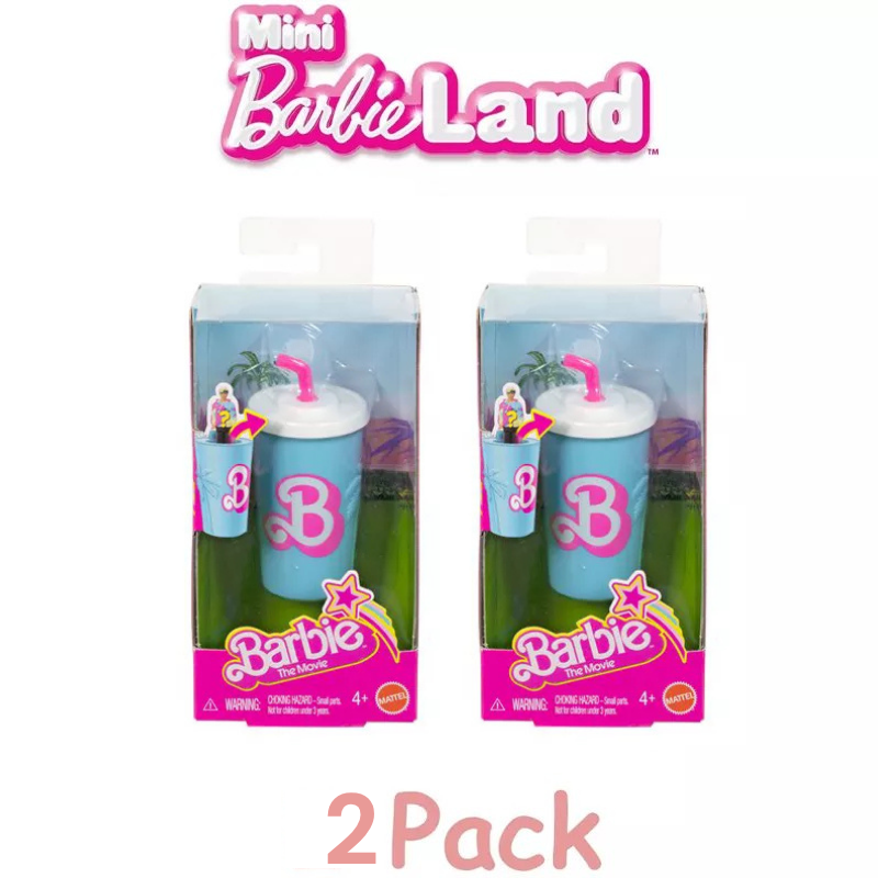 Mattel Barbie The Movie Mini BarbieLand Dolls Popcorn / Soda – Barbie Collection thumbnail