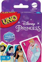 Mattel Card Games - The Classic Game of UNO - Disney Princesses Series Family Game Night