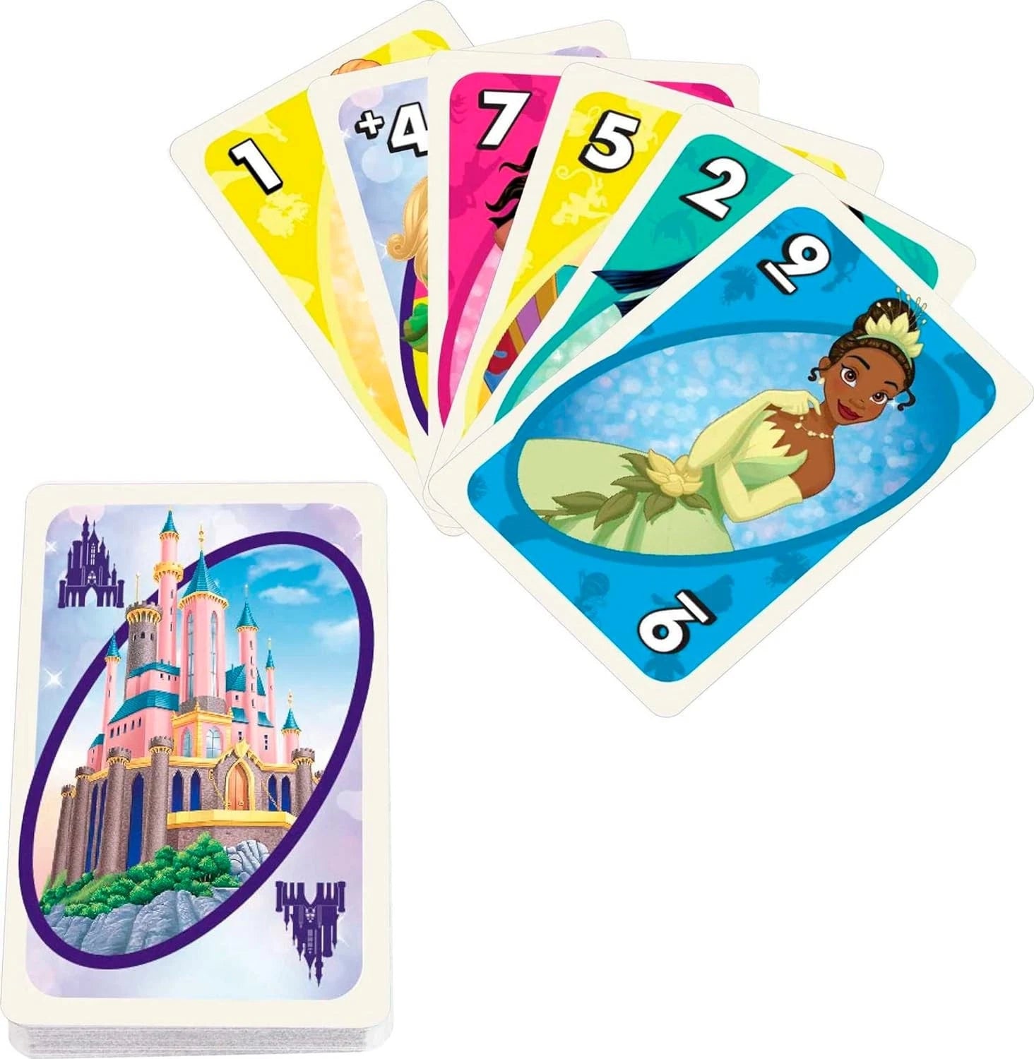 Mattel Card Games - The Classic Game of UNO - Disney Princesses Series Family Game Night thumbnail
