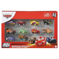 Mattel Disney Pixar Cars Mini Racers 10 Pack of Collectible Toy Vehicles. This limited-edition 10-pack features rare mini racers from Disney Pixar's Cars, making it the perfect addition for both collectors and fans. GKG08