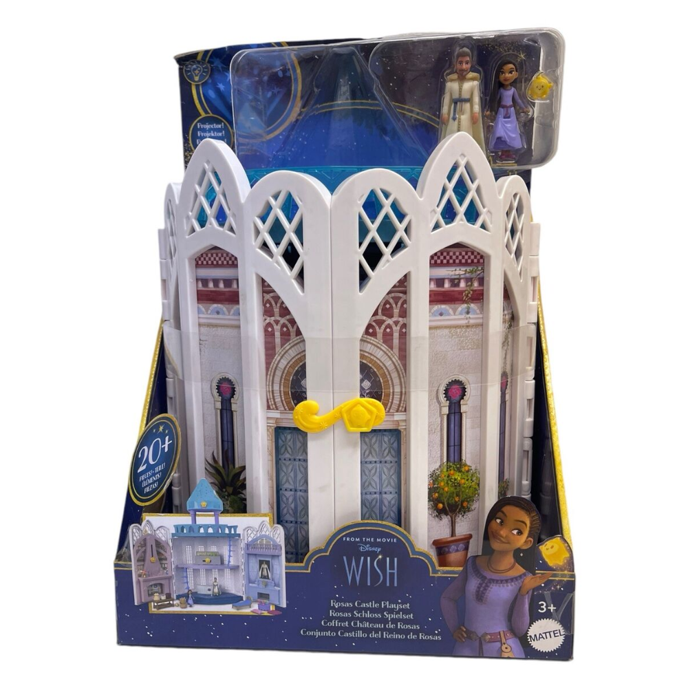Mattel Disney Wish Rosas Castle Dollhouse Playset HPX38 thumbnail