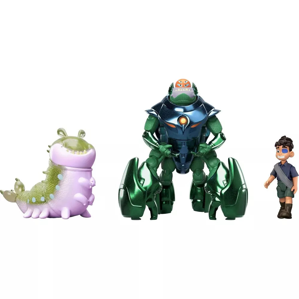 Mattel Disney Pixar Elio Storyteller Action Figure 3-Pack – Elio, Ambassador Grigon & Glordon Character Set for Imaginative Play thumbnail