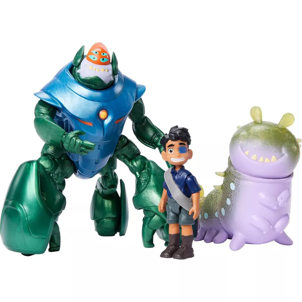 Mattel Disney Pixar Elio Storyteller Action Figure 3-Pack – Elio, Ambassador Grigon & Glordon Character Set for Imaginative Play thumbnail