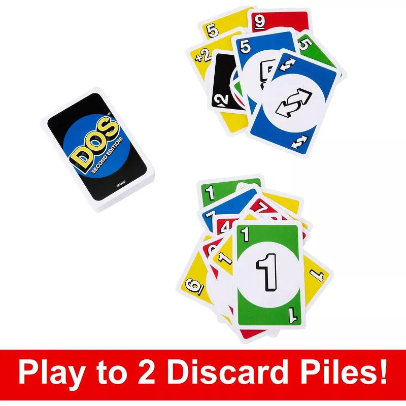 Mattel Games DOS Second Edition Card Game for Family Nights, Game Nights thumbnail