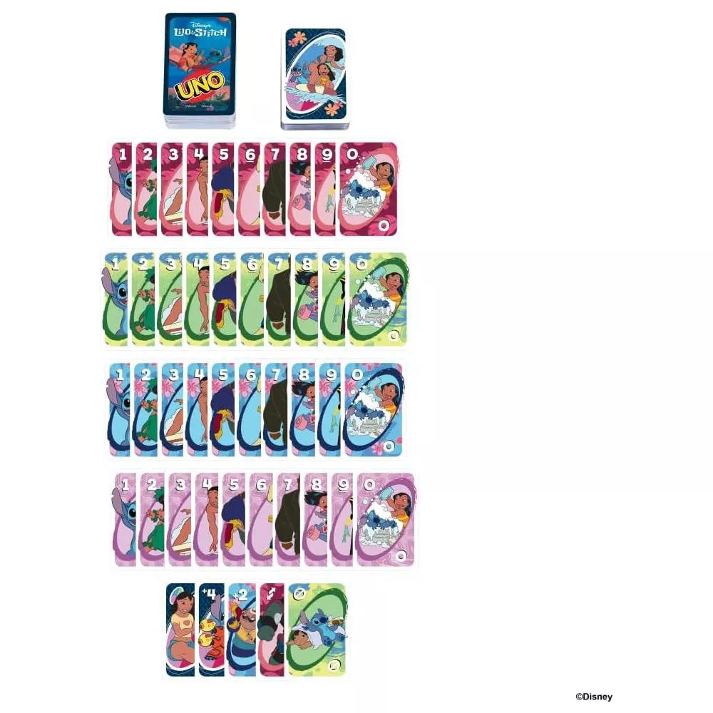 UNO Disney Lilo & Stitch Card Game for Family Game Night thumbnail