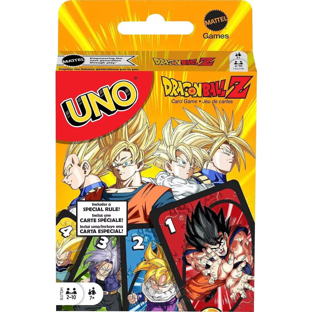 Mattel UNO Dragon Ball Z Card Game, 2–10 Players