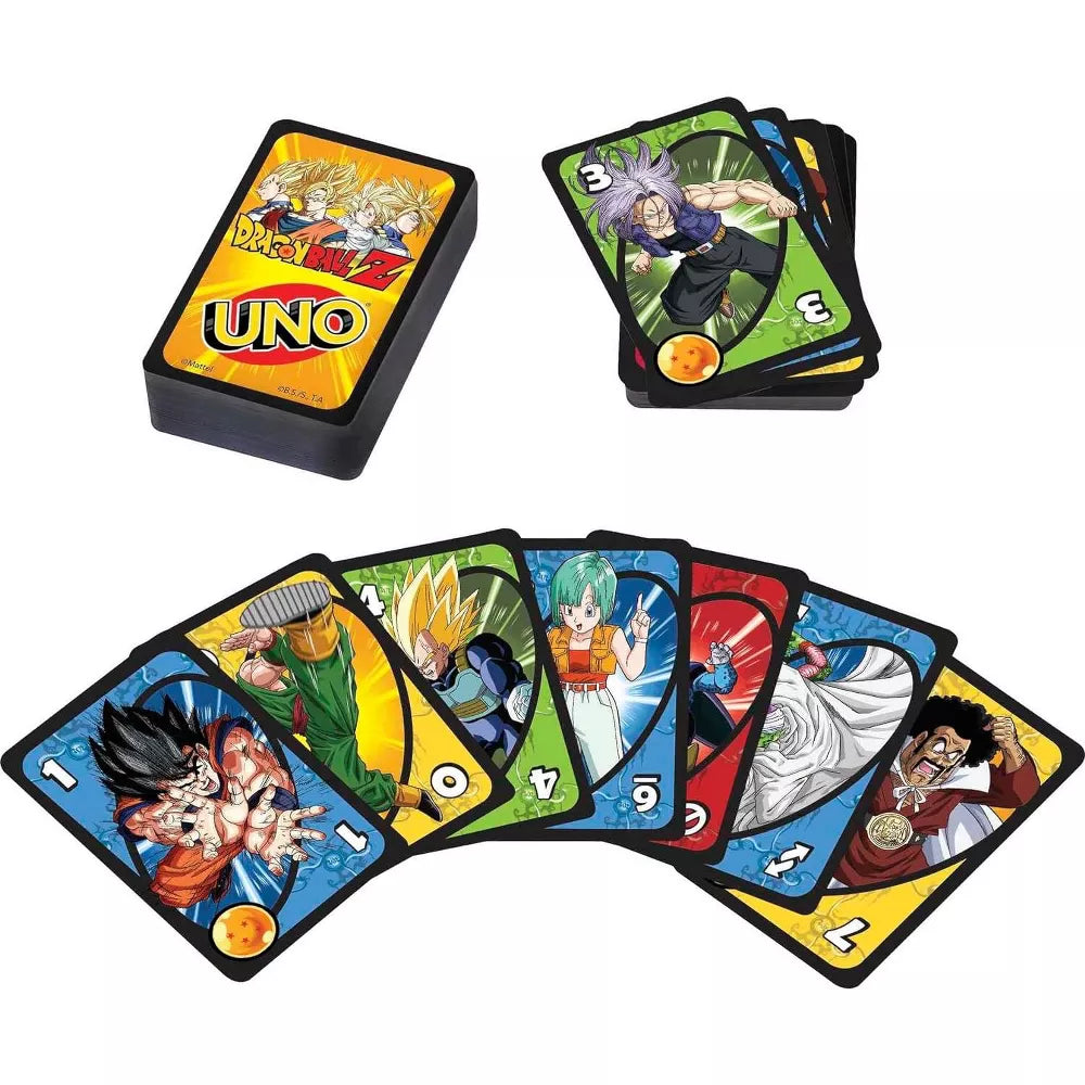 Mattel UNO Dragon Ball Z Card Game, 2–10 Players thumbnail