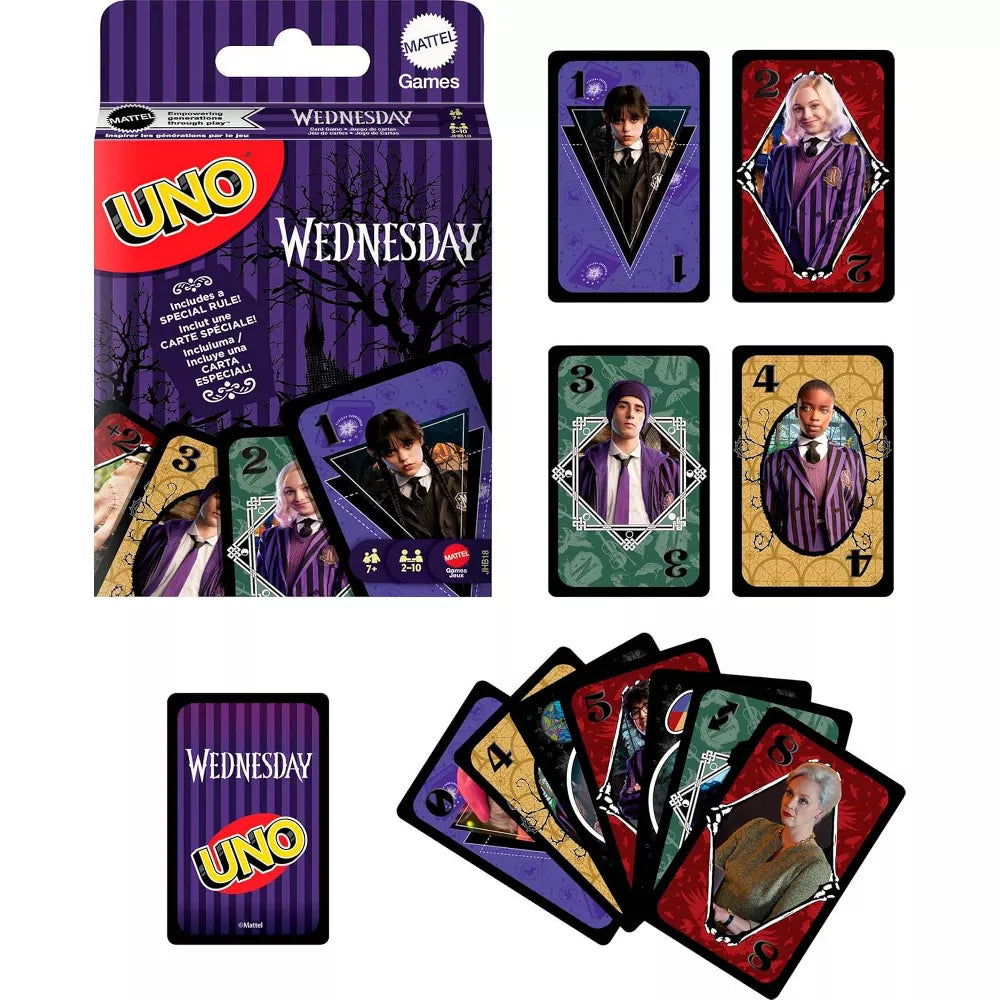 UNO Wednesday Card Game for Family Game Night