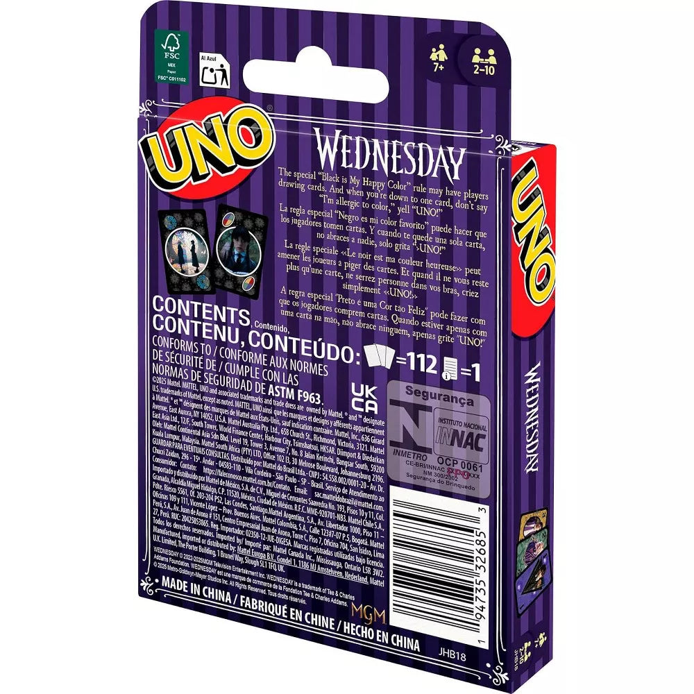 UNO Wednesday Card Game for Family Game Night thumbnail