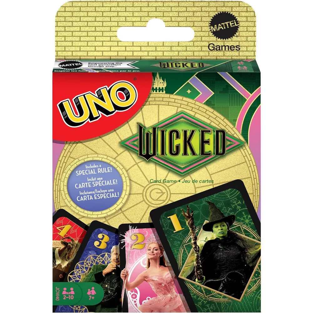 Mattel Games UNO Wicked Card Game for 2–10 Players thumbnail