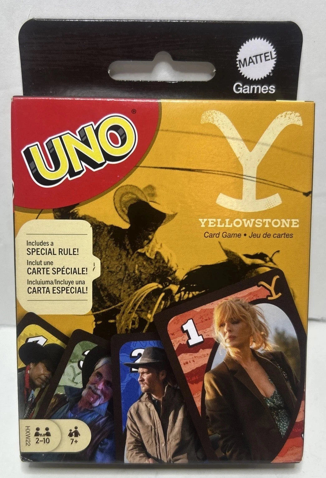 Mattel Games UNO Yellowstone Card Game for Family & Game Nights