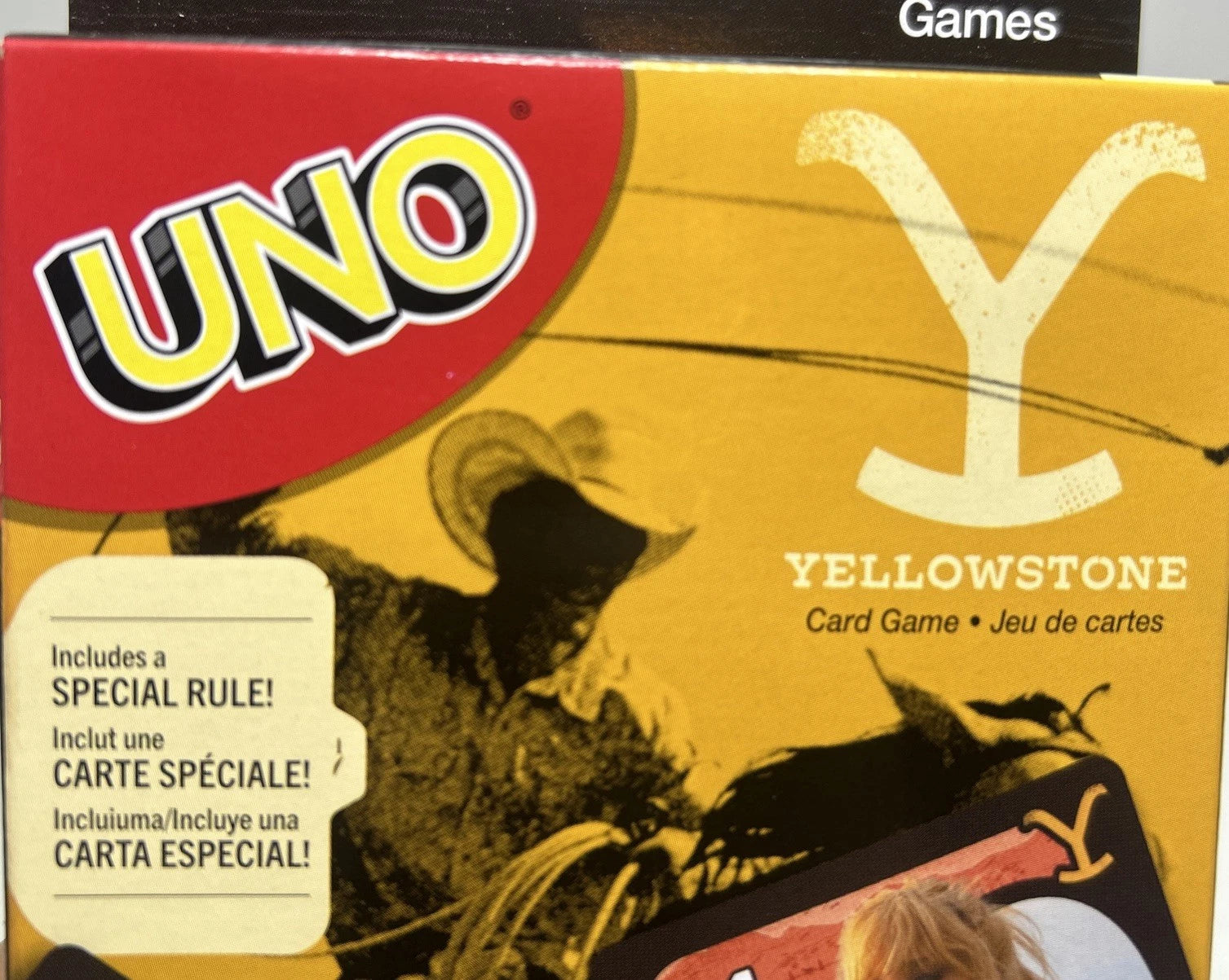 Mattel Games UNO Yellowstone Card Game for Family & Game Nights thumbnail