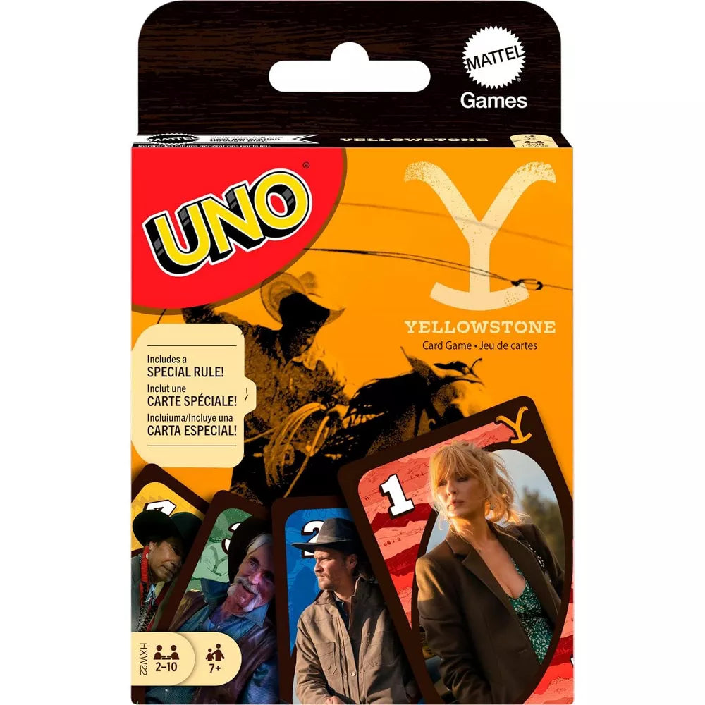 Mattel Games UNO Yellowstone Card Game for Family & Game Nights