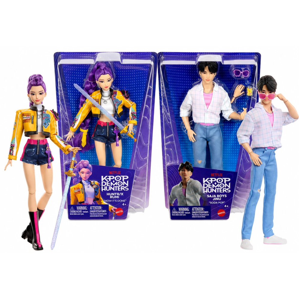 Mattel KPop Demon Hunters Rumi & Jinu Fashion Dolls 2-Pack thumbnail