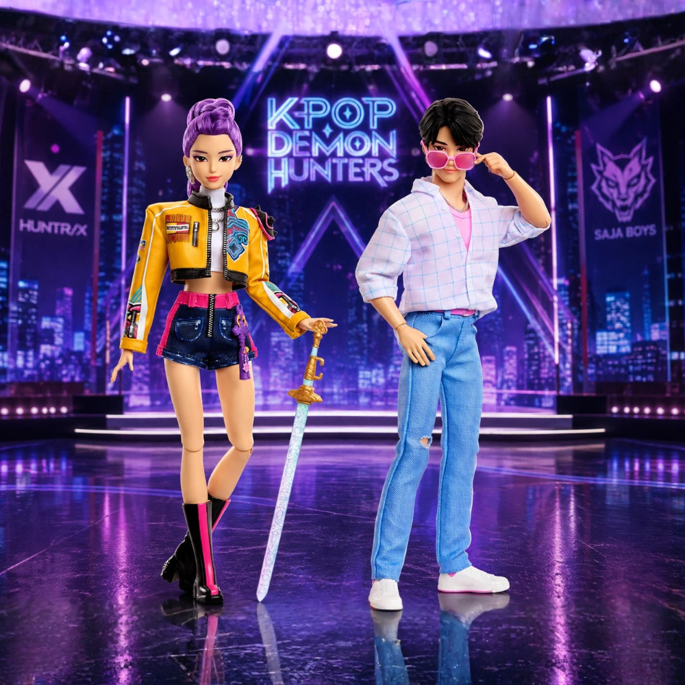 Mattel KPop Demon Hunters Rumi & Jinu Fashion Dolls 2-Pack thumbnail