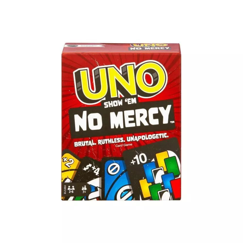 Mattel UNO 3-Pack Card Game Bundle – UNO, UNO Flip! & No Mercy thumbnail