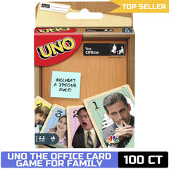 Mattel UNO The Office Card Game for Teens & Adults for Family or Game Night