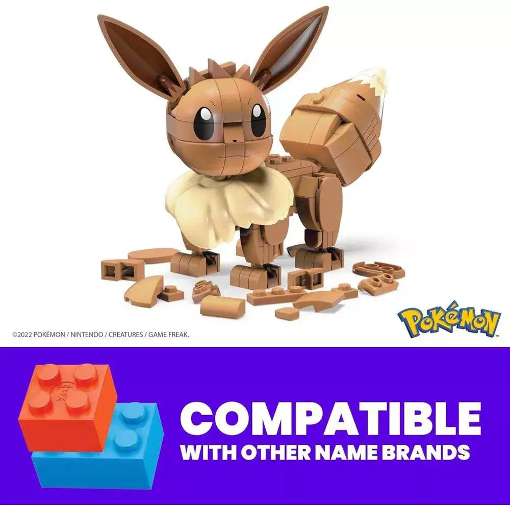 Mega Pokémon Building Toys Set Build & Show Eevee HDL84 thumbnail