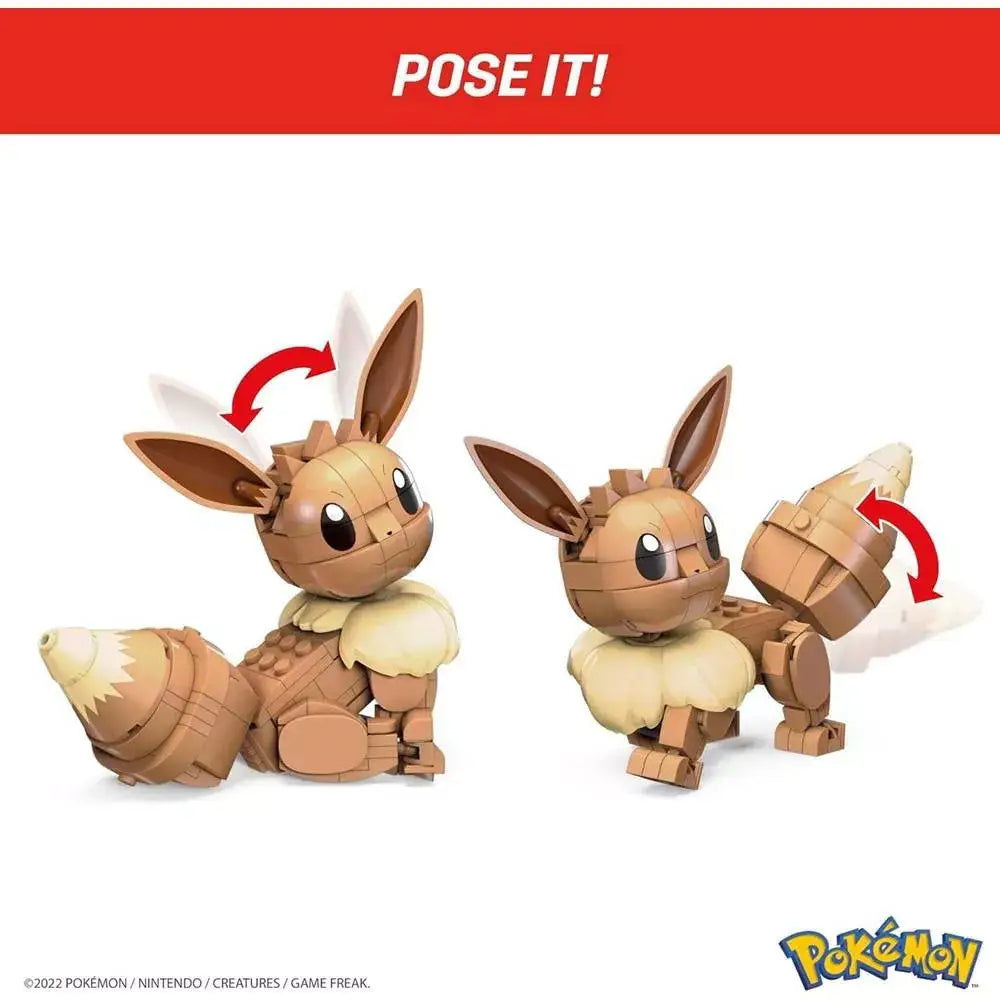 Mega Pokémon Building Toys Set Build & Show Eevee HDL84 thumbnail