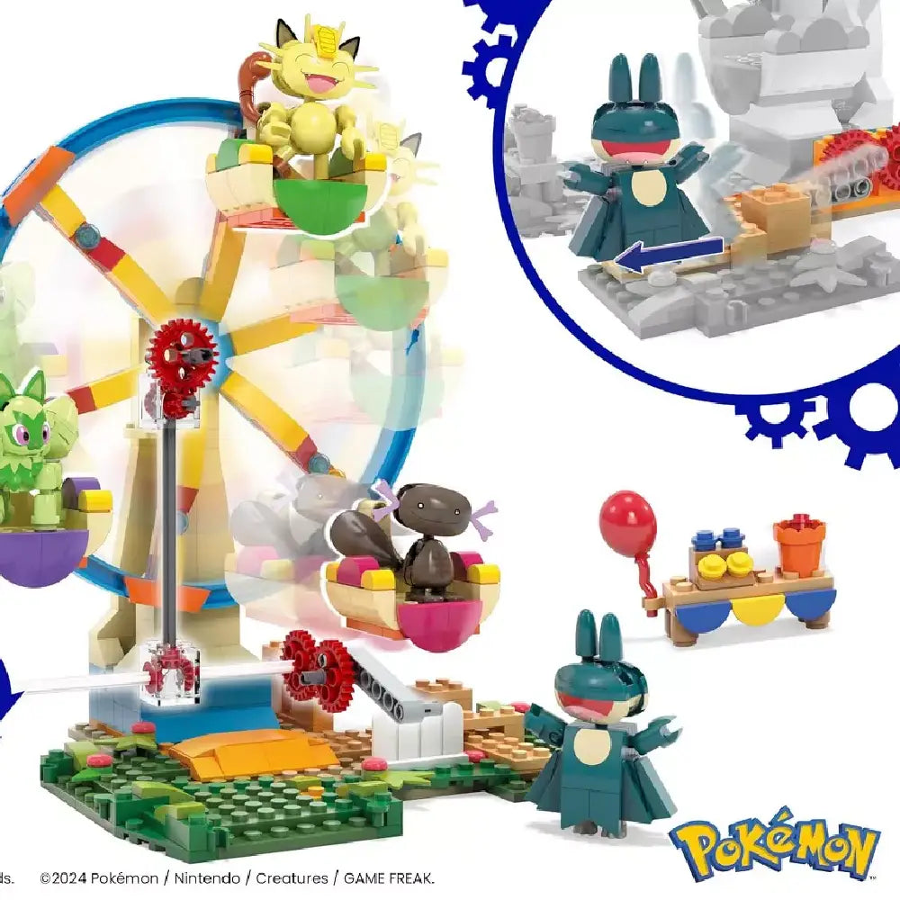 Mega Pokémon Building Toys Set Ferris Wheel Fun HXF80 thumbnail