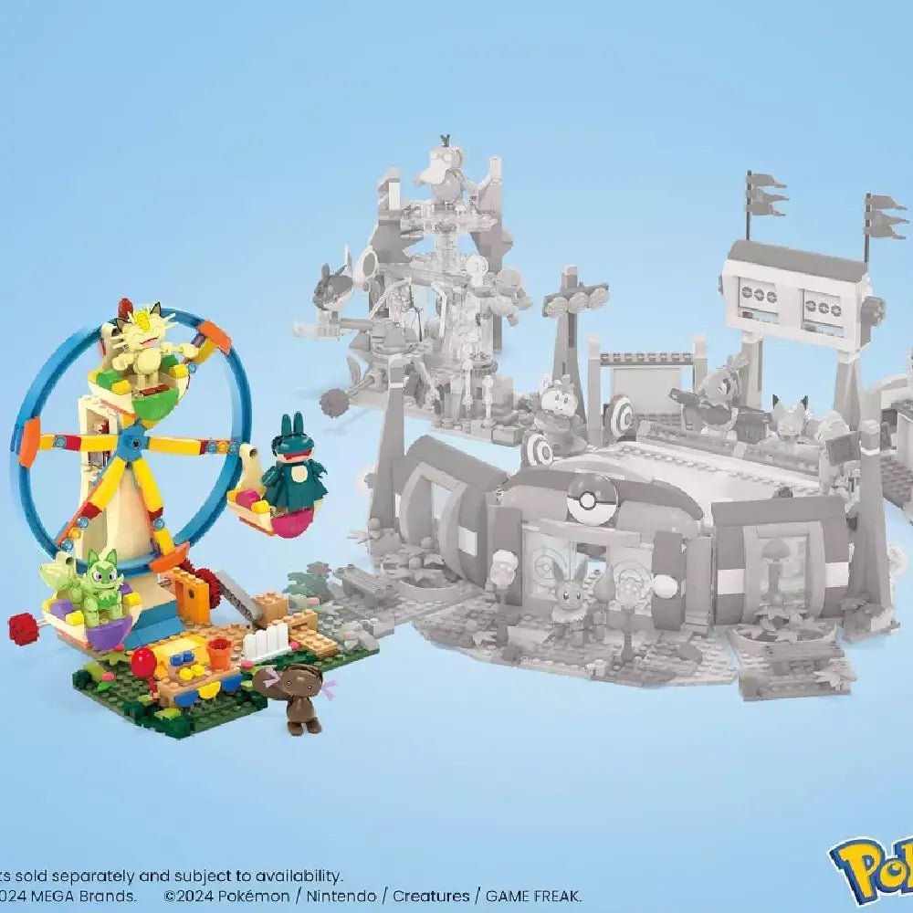 Mega Pokémon Building Toys Set Ferris Wheel Fun HXF80 thumbnail