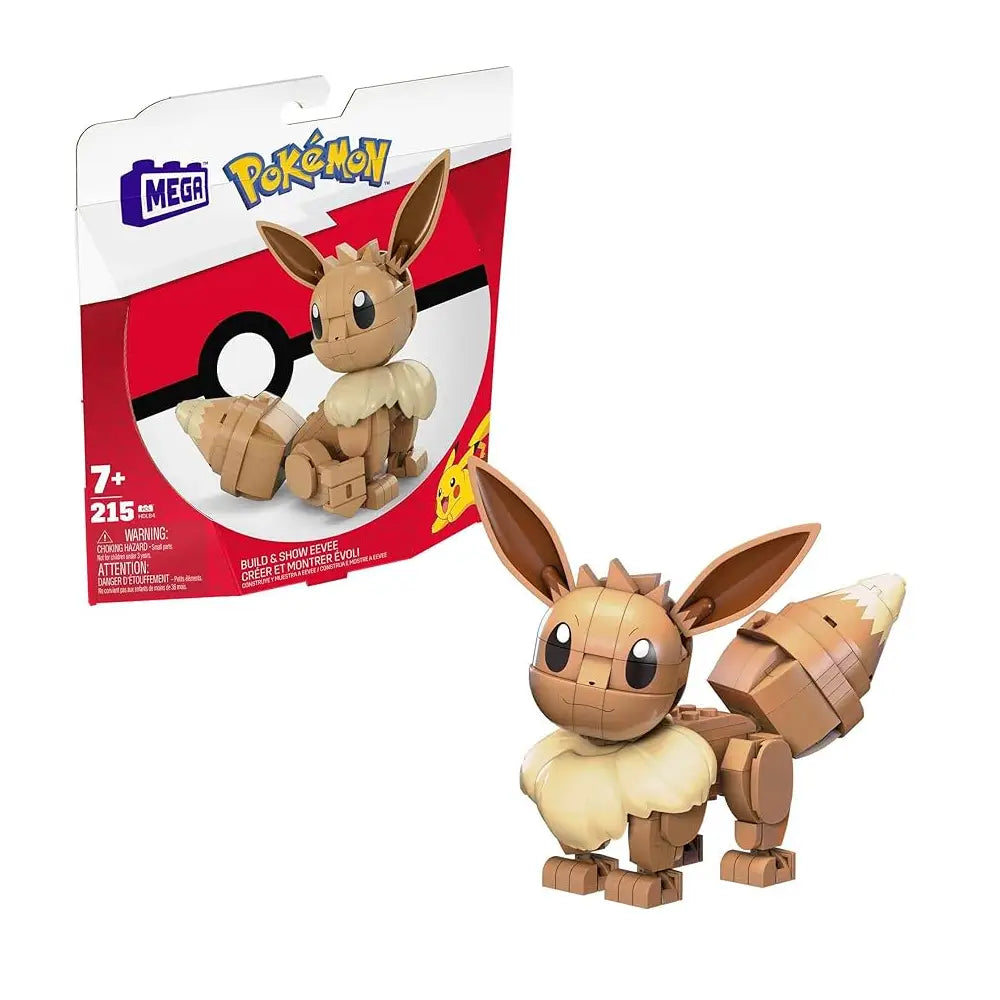 Mega Pokémon Building Toys Set Build & Show Eevee HDL84 thumbnail